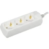 IEK Удлинитель У03 3 места 2P+PE/3м 3х1мм2 10А/250В GENERICA - WYP10-10-03-03-Z-G