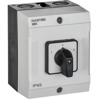 Переключатель кулачковый IEK MI-CS20-010-052 10А (сх. 52) в боксе стандартная рукоятка