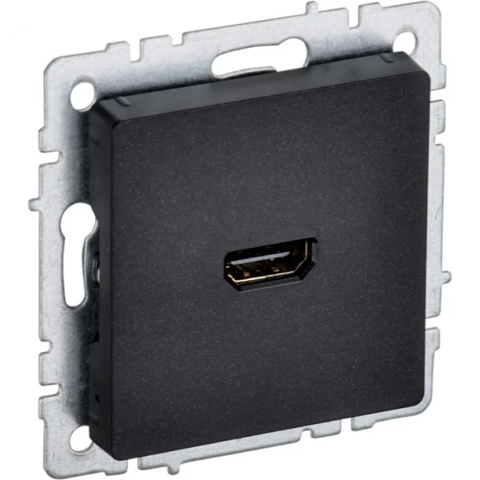 Розетка HDMI IEK BRITE РHDMI-0-БрЧ черный - BR-H10-K02 Розетка HDMI IEK BRITE РHDMI-0-БрЧ черный - BR-H10-K02