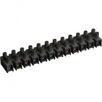 Зажим контактный винтовой IEK ЗВИ-100 н/г 10-25мм2 12пар черный - UZV5-100-25